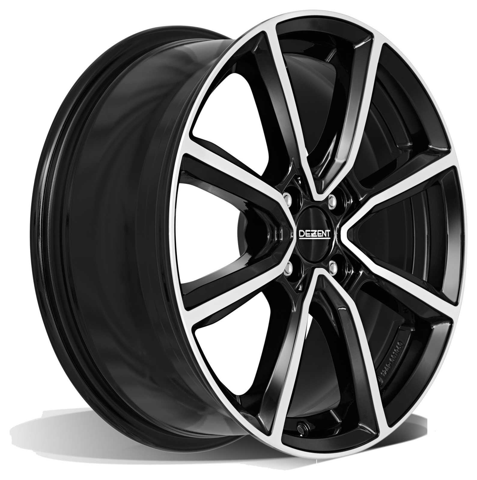 Felga TN — black gloss front polished