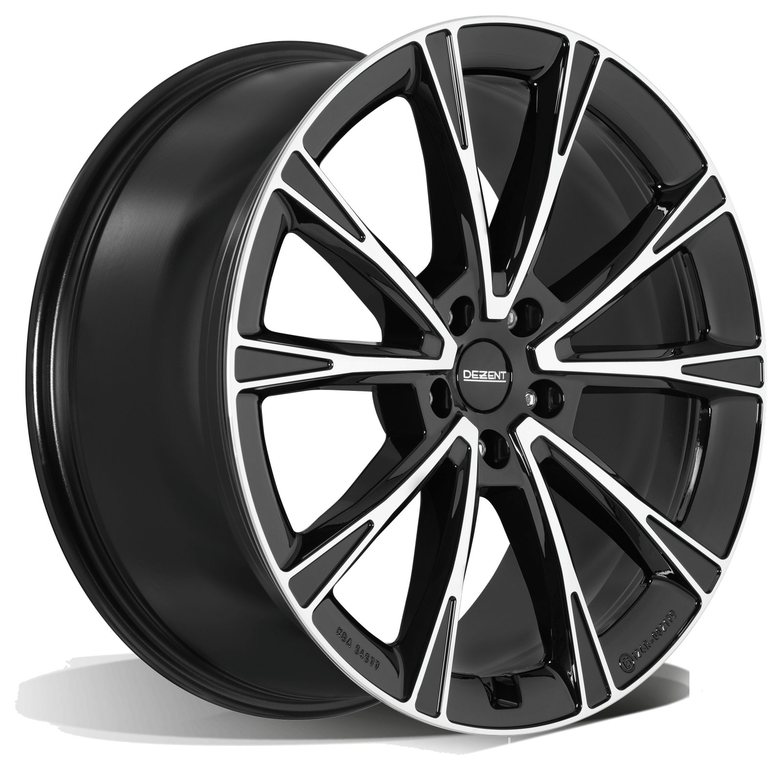Felga AR — black gloss front polished
