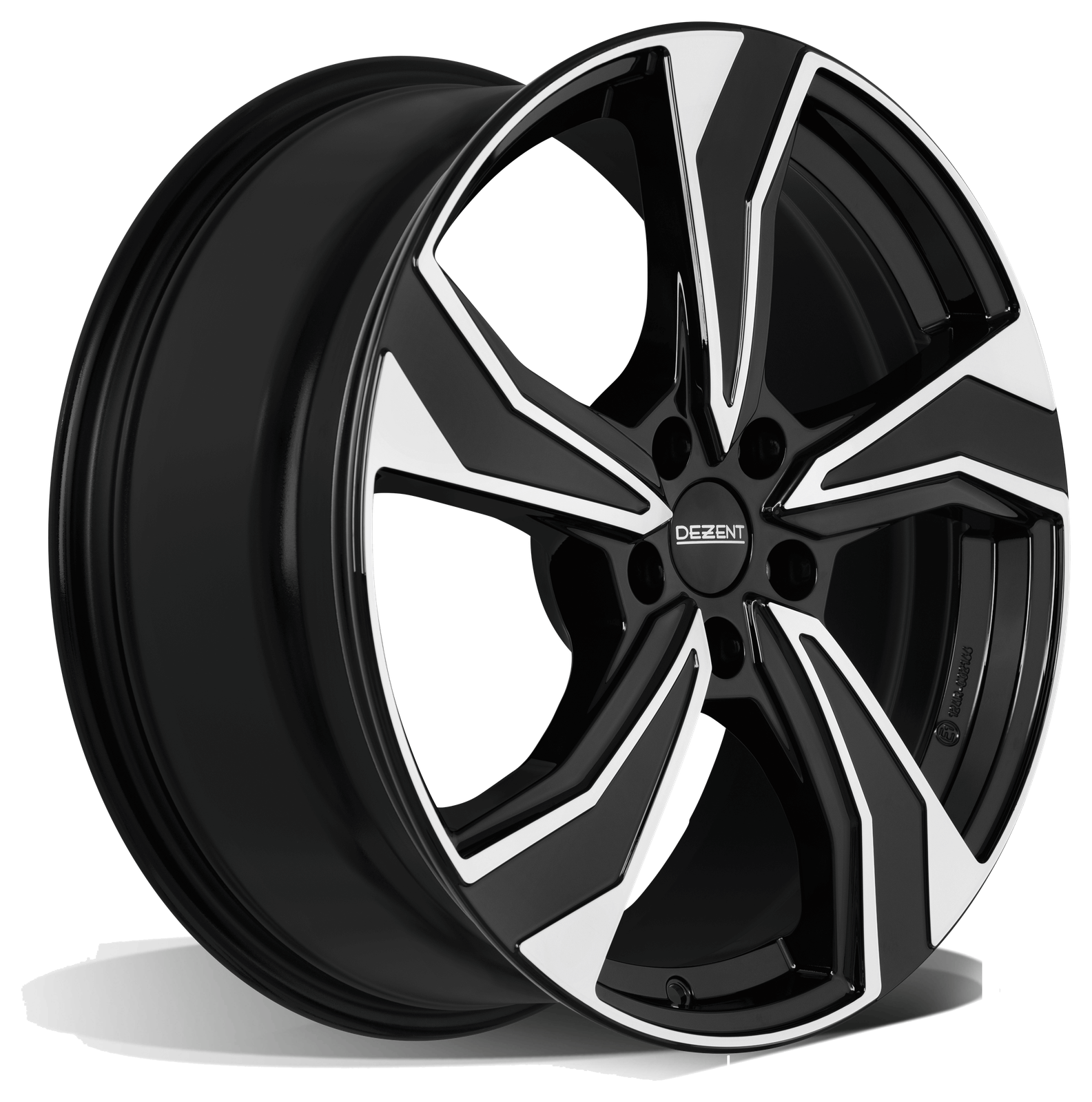 Felga KB — black gloss front polished