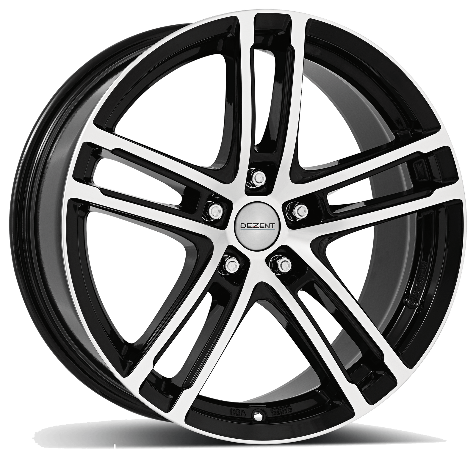 Felga TZ-c — black gloss front polished